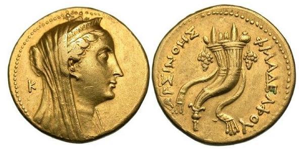 1 Oktadrachm Эллинистиический Египет (332BC-30BC) Золото 