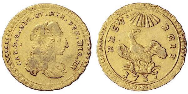 1 Oncia Italien / Italian city-states Gold Karl III. von Spanien (1716 -1788)