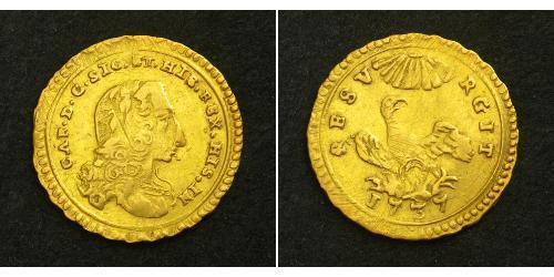 1 Oncia Italy / Italian city-states Gold Charles III of Spain (1716 -1788)