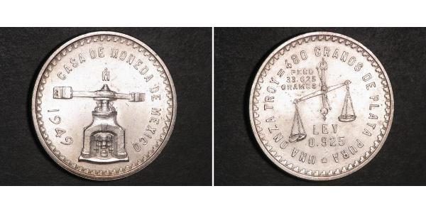 1 Onza Mexique (1867 - ) Argent 