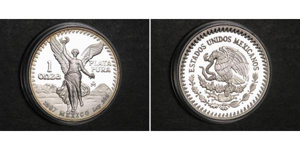 1 Onza Mexique (1867 - ) Argent 