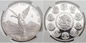 1 Onza Mexique / Mexique (1867 - ) Argent 