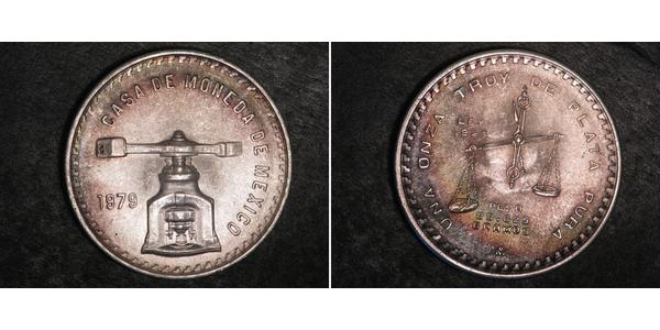 1 Onza Messico (1867 - ) Argento 