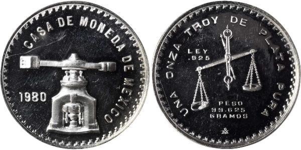 1 Onza Messico (1867 - ) Argento 