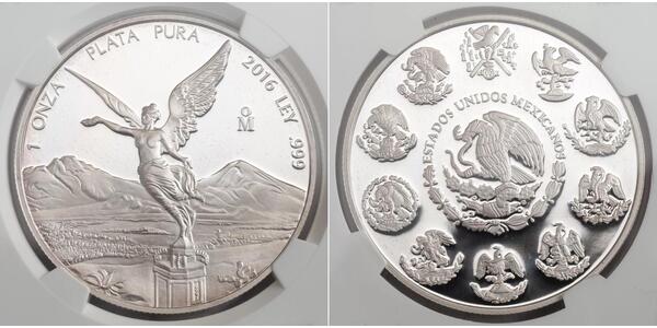 1 Onza Messico (1867 - ) / Messico Argento 