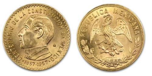 1 Onza México (1867 - ) Oro 