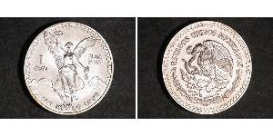 1 Onza México (1867 - ) Plata 