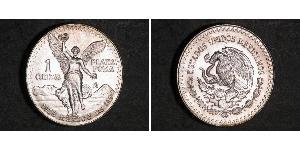 1 Onza México (1867 - ) Plata 