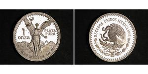 1 Onza México (1867 - ) Plata 