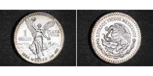 1 Onza México (1867 - ) Plata 