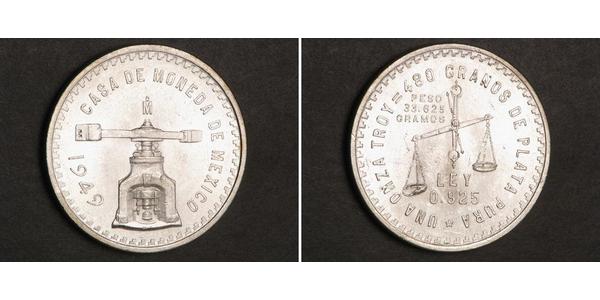 1 Onza México (1867 - ) Plata 
