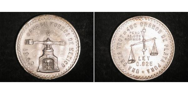 1 Onza México (1867 - ) Plata 