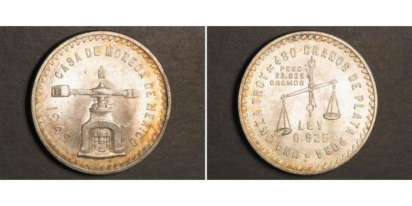 1 Onza México (1867 - ) Plata 