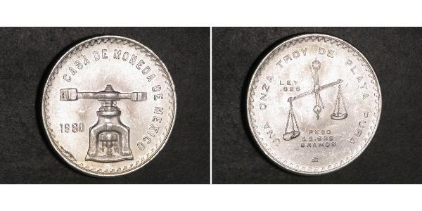 1 Onza México (1867 - ) Plata 