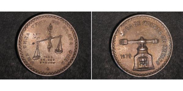 1 Onza México (1867 - ) Plata 