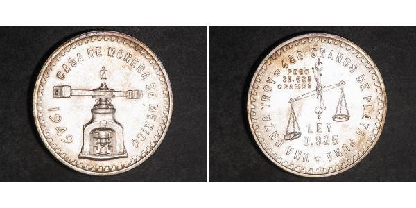 1 Onza México (1867 - ) Plata 