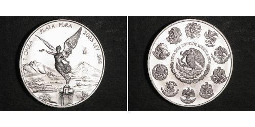 1 Onza México / México (1867 - ) Plata 