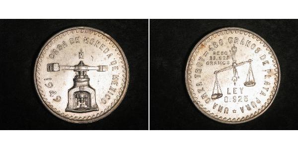 1 Onza Mexiko (1867 - ) Silber 