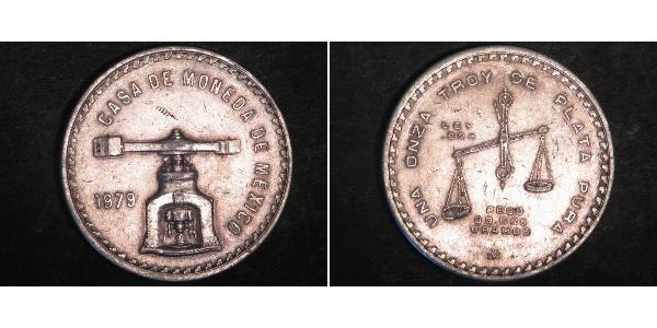 1 Onza Mexiko (1867 - ) Silber 