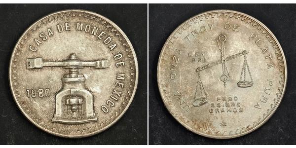 1 Onza Mexiko (1867 - ) Silber 