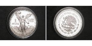 1 Onza United Mexican States (1867 - ) Silver 