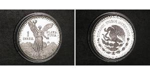 1 Onza United Mexican States (1867 - ) Silver 