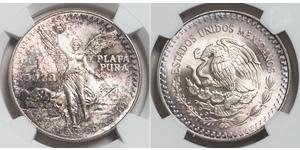 1 Onza United Mexican States (1867 - ) Silver 