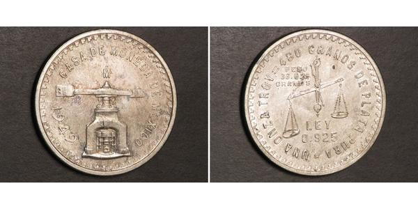 1 Onza United Mexican States (1867 - ) Silver 