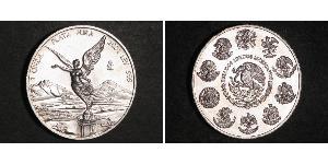 1 Onza Mexico / United Mexican States (1867 - ) Silver 