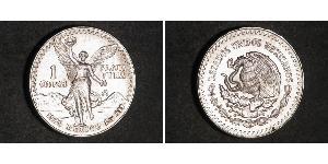 1 Onza Мексиканські Сполучені Штати (1867 - ) Срібло 