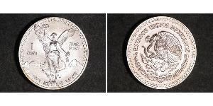 1 Onza Мексиканські Сполучені Штати (1867 - ) Срібло 