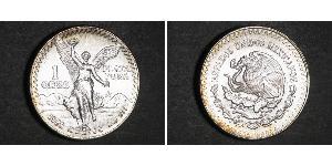 1 Onza Мексиканські Сполучені Штати (1867 - ) Срібло 