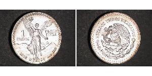 1 Onza Мексиканські Сполучені Штати (1867 - ) Срібло 