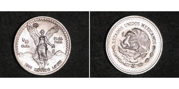1 Onza Мексиканські Сполучені Штати (1867 - ) Срібло 