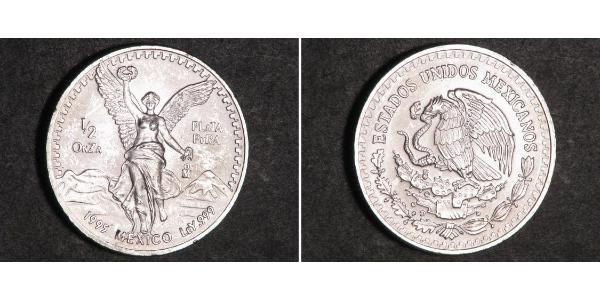1 Onza Мексиканські Сполучені Штати (1867 - ) Срібло 
