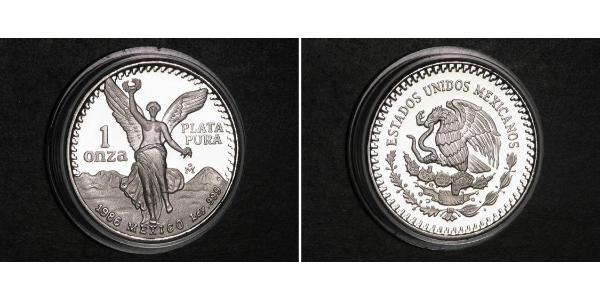 1 Onza Мексиканські Сполучені Штати (1867 - ) Срібло 