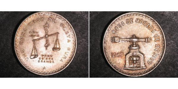 1 Onza 墨西哥 銀 