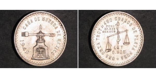 1 Onza 墨西哥 銀 