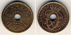 1 Ore Denmark Bronze 