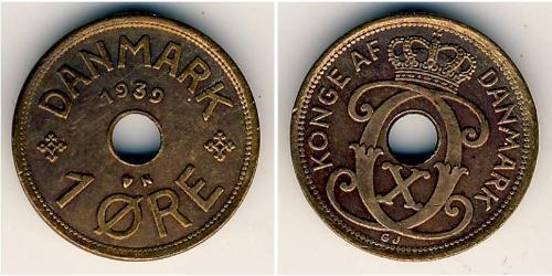 1 Ore Denmark Bronze 