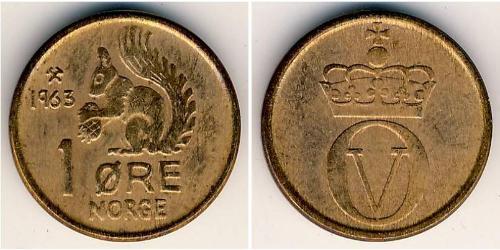 1 Ore Norvège Bronze 