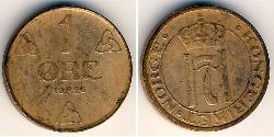 1 Ore Norwegen Bronze 