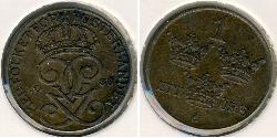 1 Ore Suède Bronze 