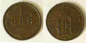 1 Ore Suède Bronze 