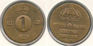 1 Ore Suède Bronze 