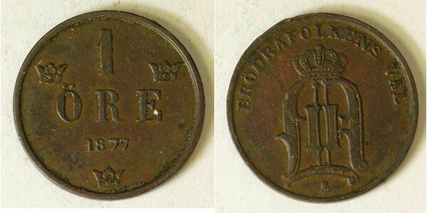 1 Ore Suède Bronze 