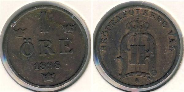 1 Ore Suède Bronze 