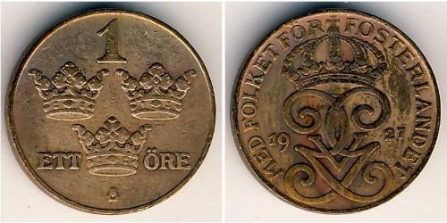 1 Ore Sweden Bronze 