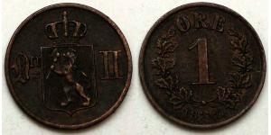 1 Ore Norwegen Kupfer 