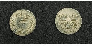 1 Ore Schweden Silber Friedrich (Schweden) (1676 -1751)